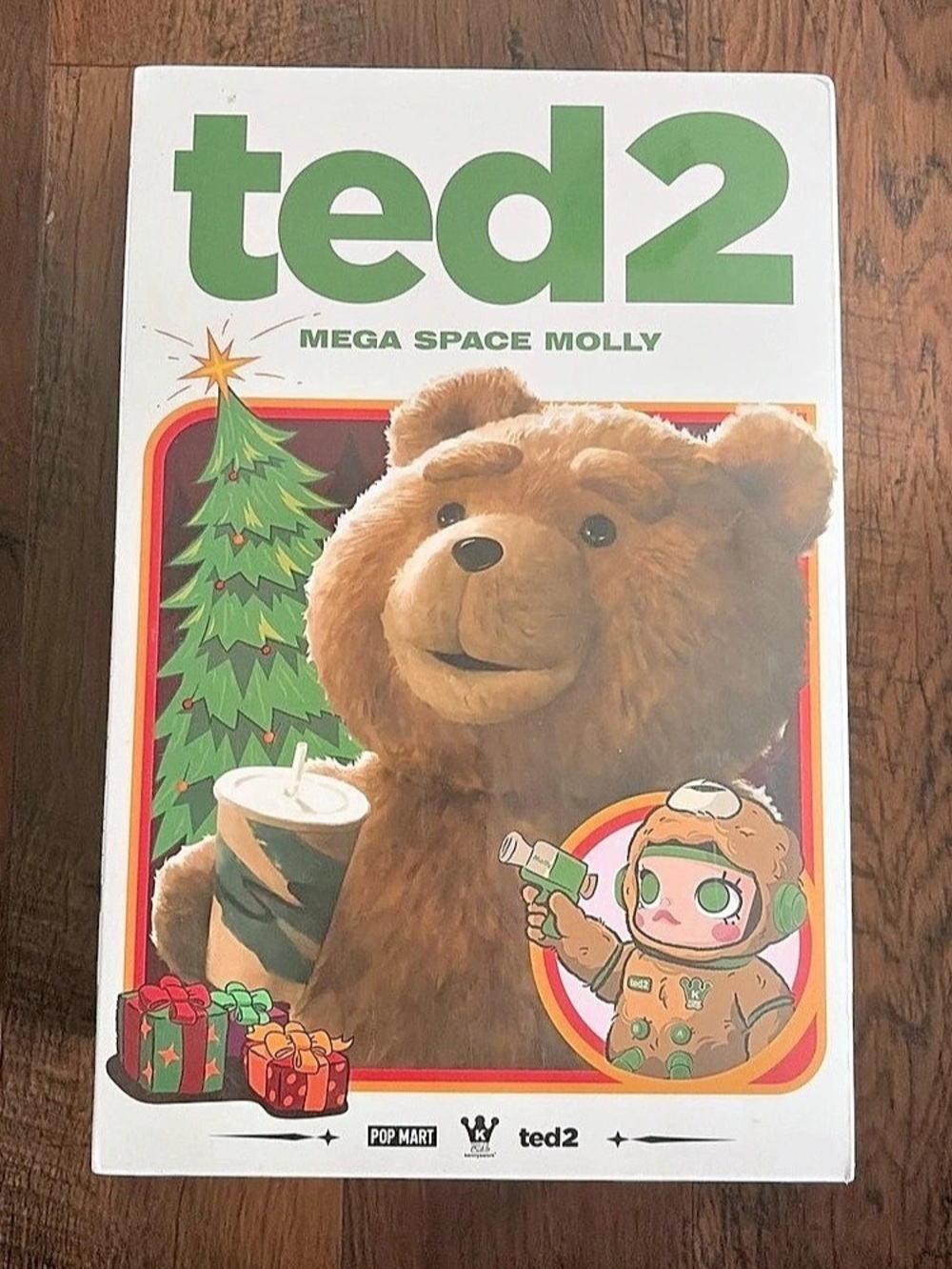 POP MART MEGA SPACE MOLLY 400% Ted2 Plush Collectible